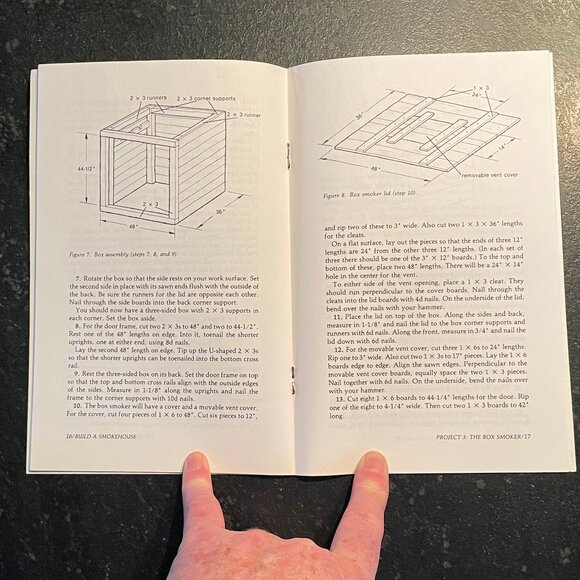 "Build a Smokehouse," by Ed Epstein, 1981 Storey Publications Bulletin A-81 - Picture 6 of 6